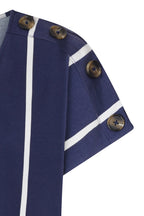 Button Shoulder Dress