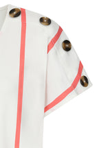 Button Shoulder Dress