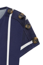 Button Shoulder Top