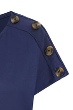 Button Shoulder Top