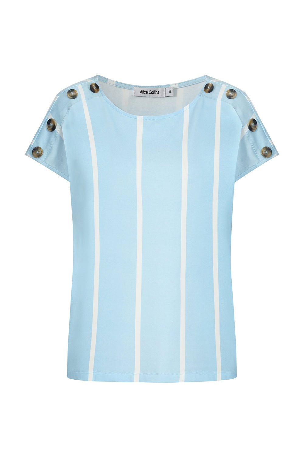 Button Shoulder Top