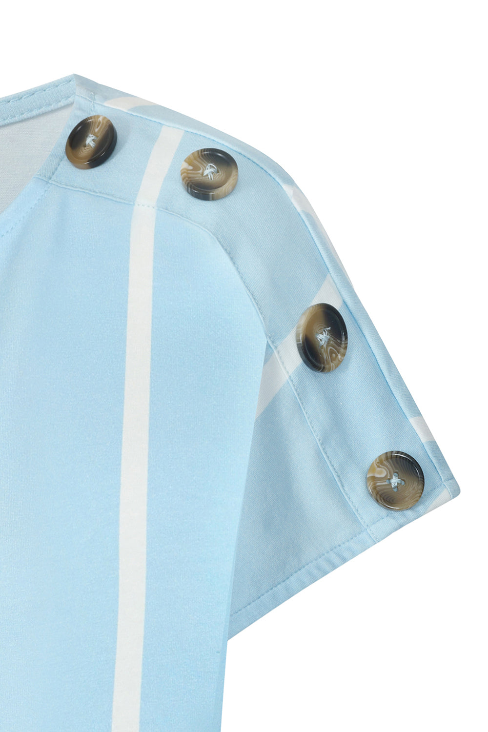 Button Shoulder Top