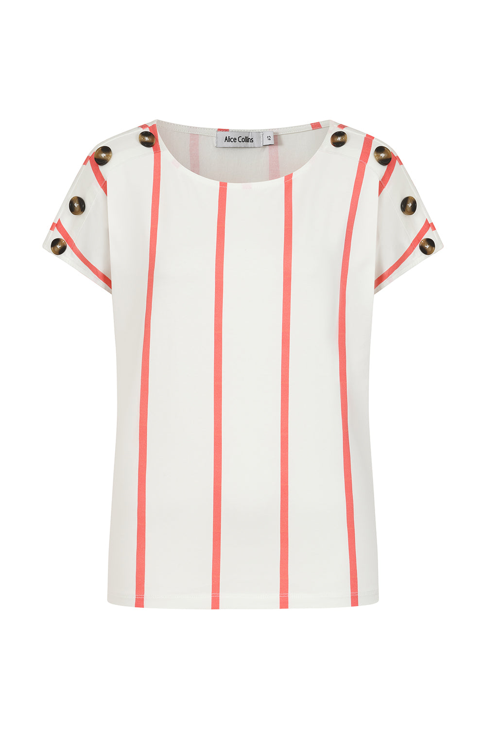 Button Shoulder Top