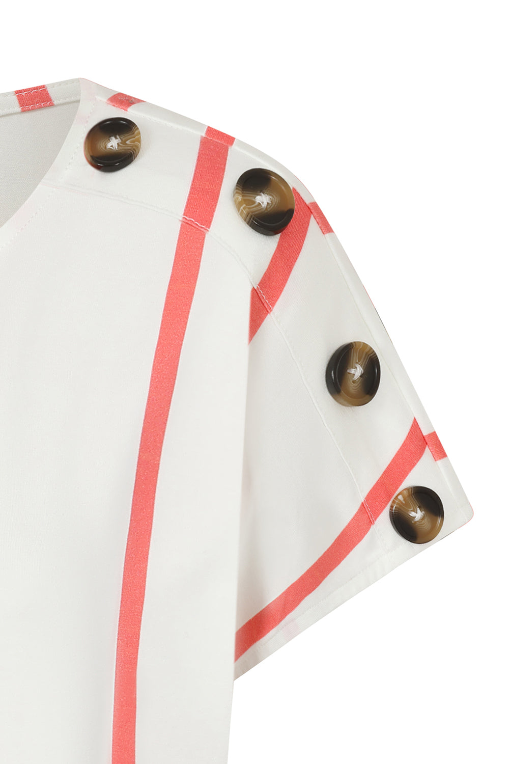 Button Shoulder Top