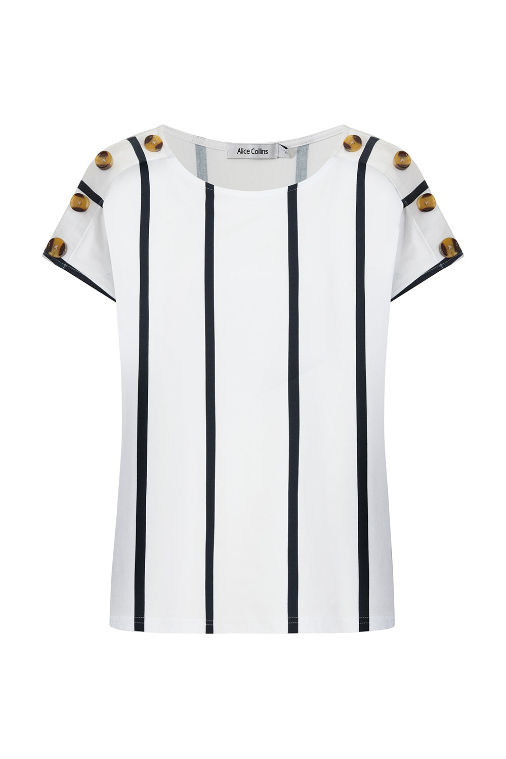 Button Shoulder Top