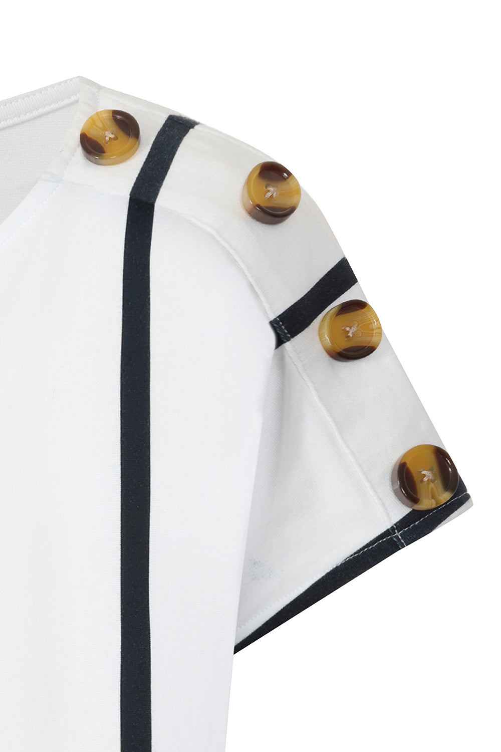 Button Shoulder Top