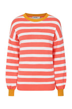 Buy Online Fowey Stripe Pullover Alice Collins - Fiesta White Colour