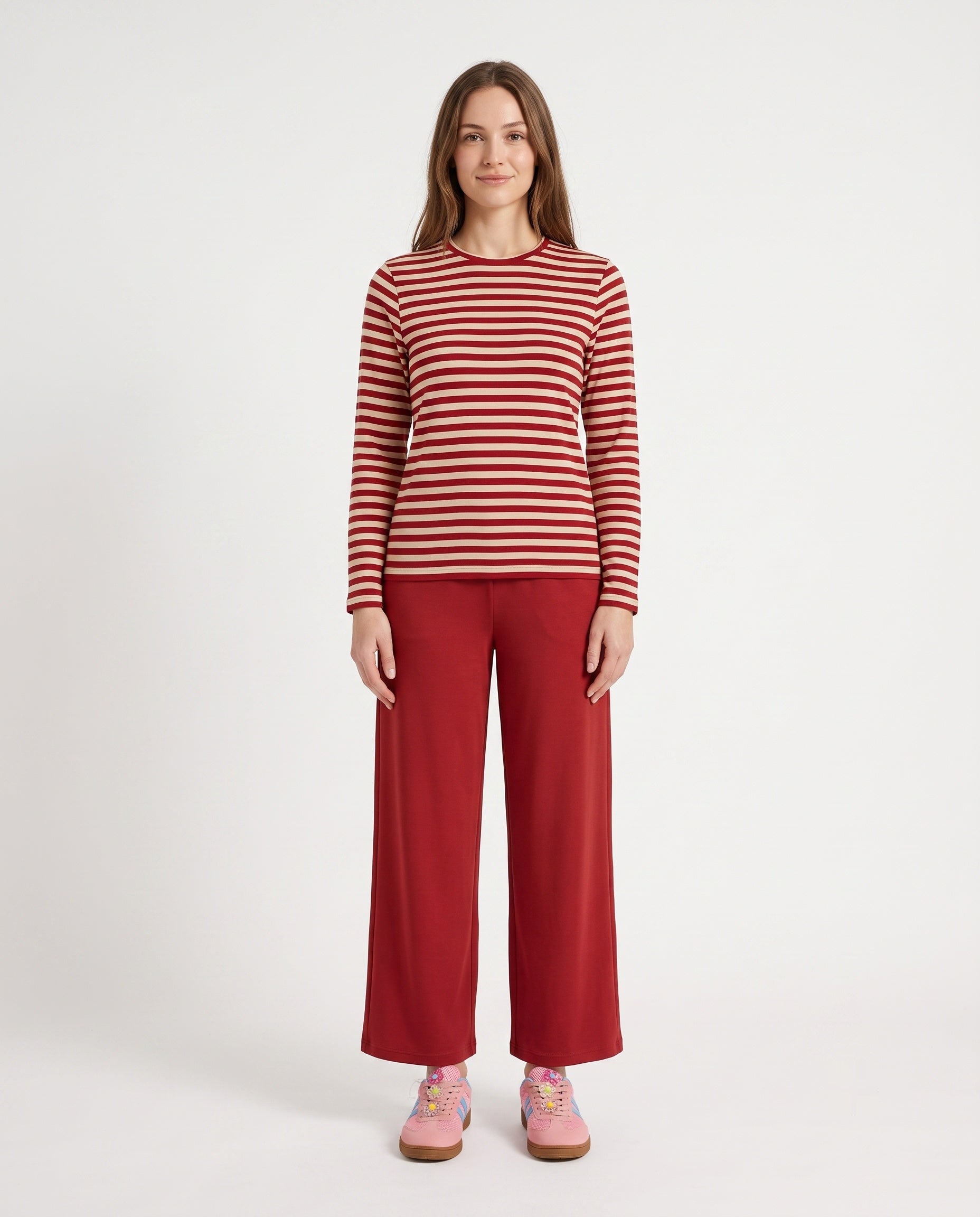 April Stripe Crew Top